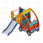 Детский игровой комплекс "Машинка с горкой" ДИК 1105