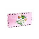 Коврик-пазл 25*25 (розово-коричневый)