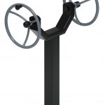 Рули (положение стоя) - Уличный тренажер - СТ 105