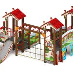 Детский игровой комплекс В гостях у сказки горка Н 900 ДИК 1.05.01-07.С